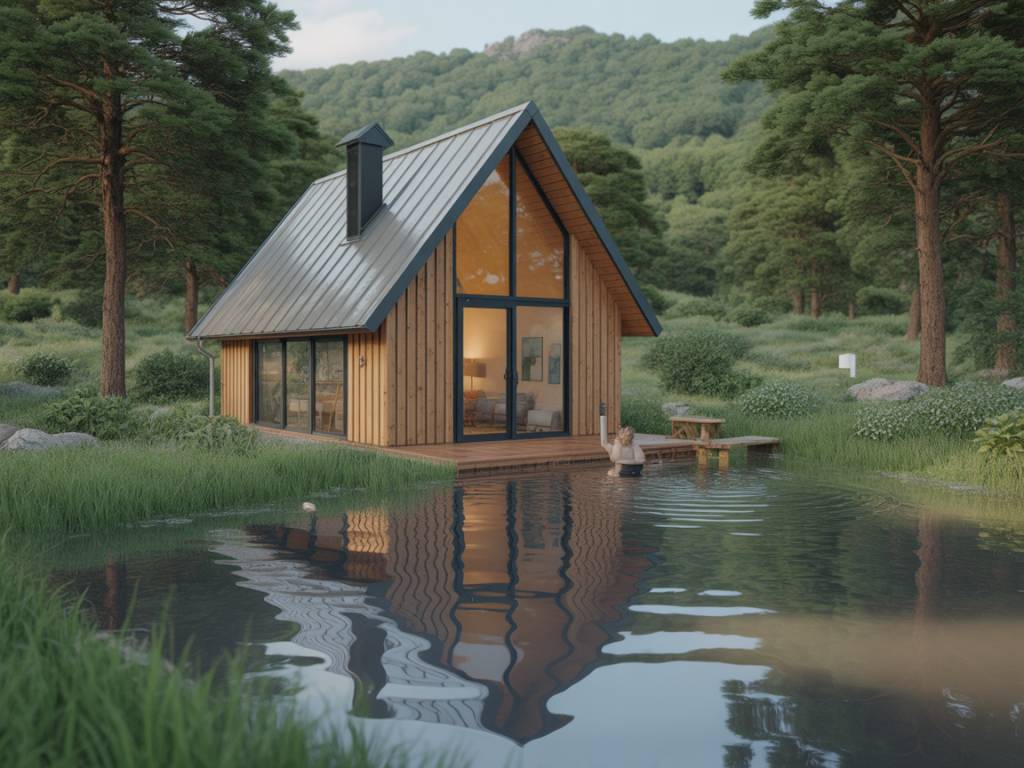 Récupération et gestion de l’eau de pluie dans une maison ronde écoresponsable pour tendre vers l’autosuffisance en eau